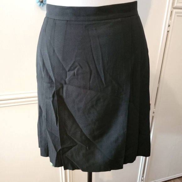 Talbots Dresses & Skirts - Talbots Black Wool Pleated Skirt